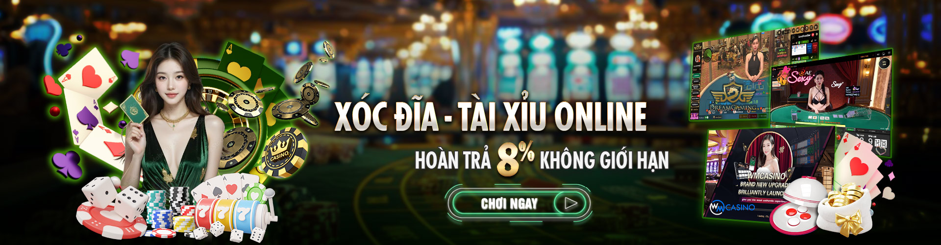 Hình ảnh quảng cáo của ok22 hiển thị nền tảng và các lợi ích